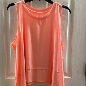 SO Orange Boxy Tank Top Sleeveless